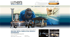 Desktop Screenshot of lutherswelding.com